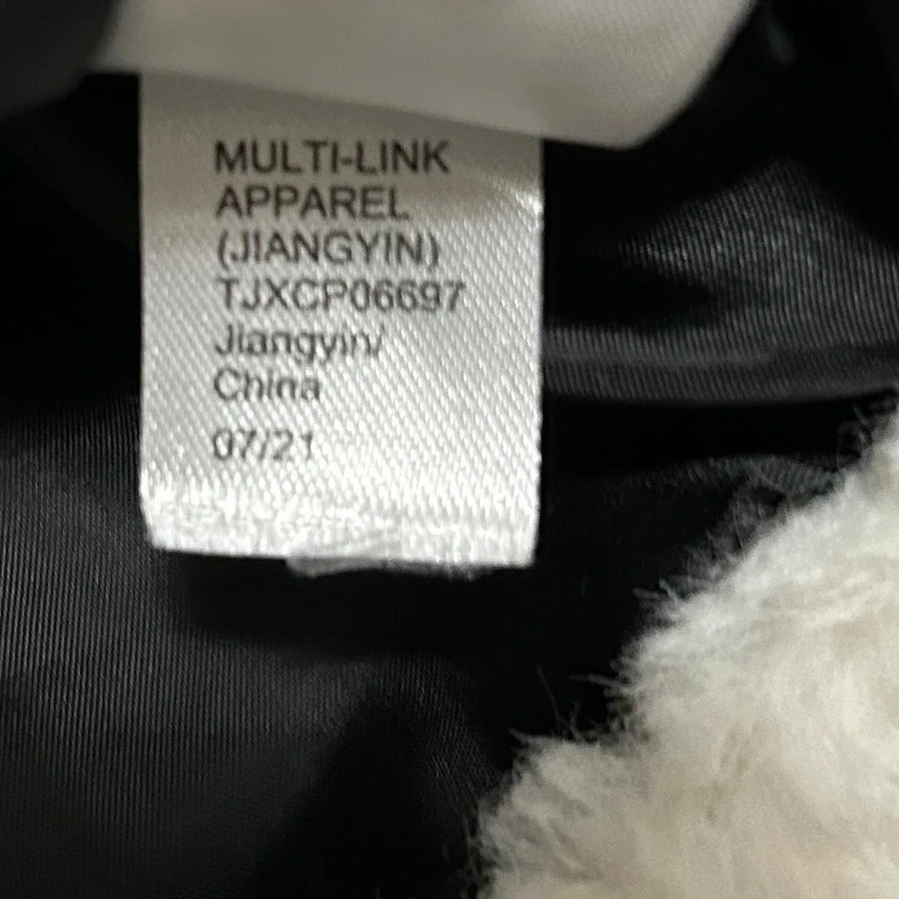 Tommy Bahama Faux Fur Vest Girls 6 White Red Velvet Bow Holiday Elegant Plush